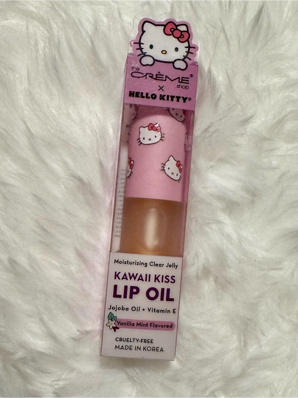 The Creme Shop x Hello Kitty-Kawaii Kiss Lip Oil in Vanilla Mint - NEW